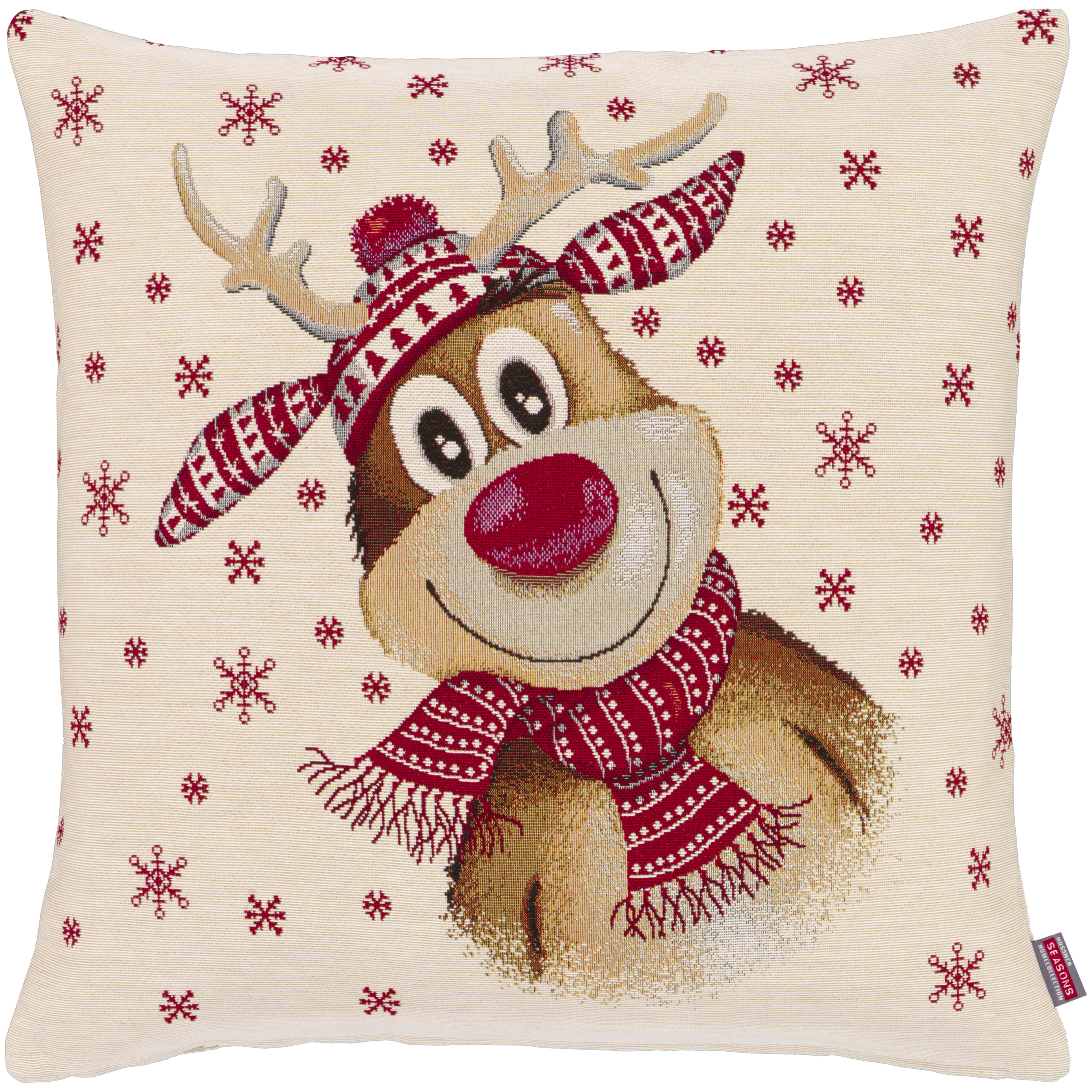 Kissenhülle Weihnachten Kissenbezug 45x45 Schlitten cm Kissen Gobelin eBay | Sofakissen